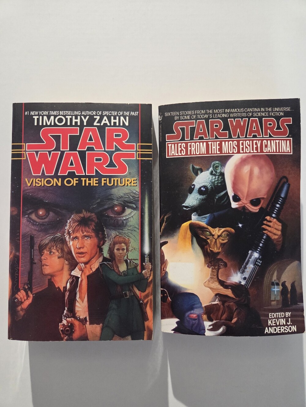 Vintage 90s Star Wars Books Vision Of The Future & Tales From Mos Eisley Cantina